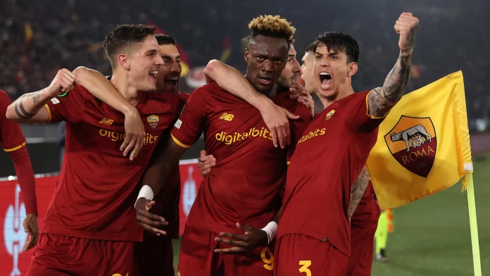 as_roma_v_leicester_semi_final_leg_two_-_uefa_europa_conference_league